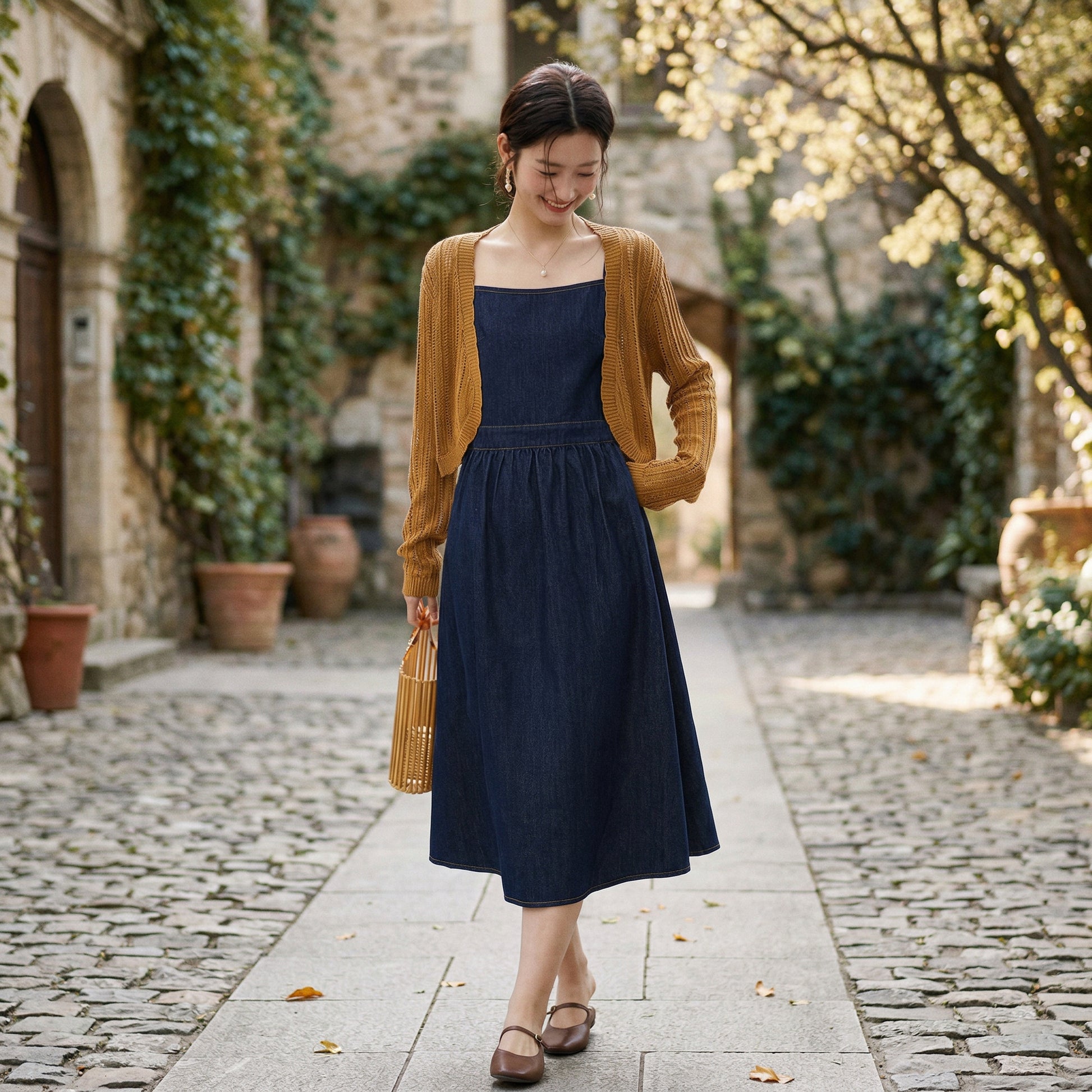 Chic Vintage Women's Dress Set