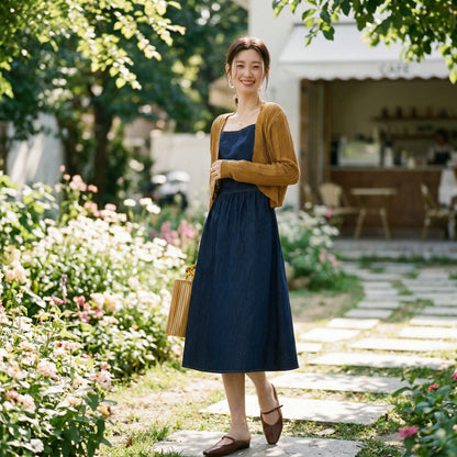 Chic Vintage Women's Dress Set