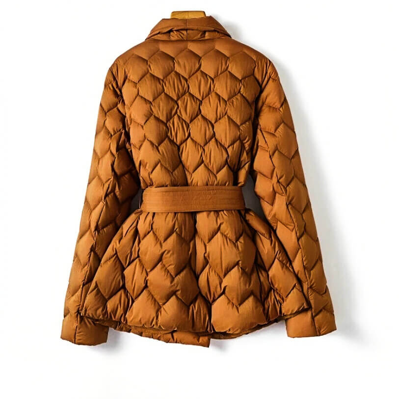Chic Quilted Down Coat for Women 3