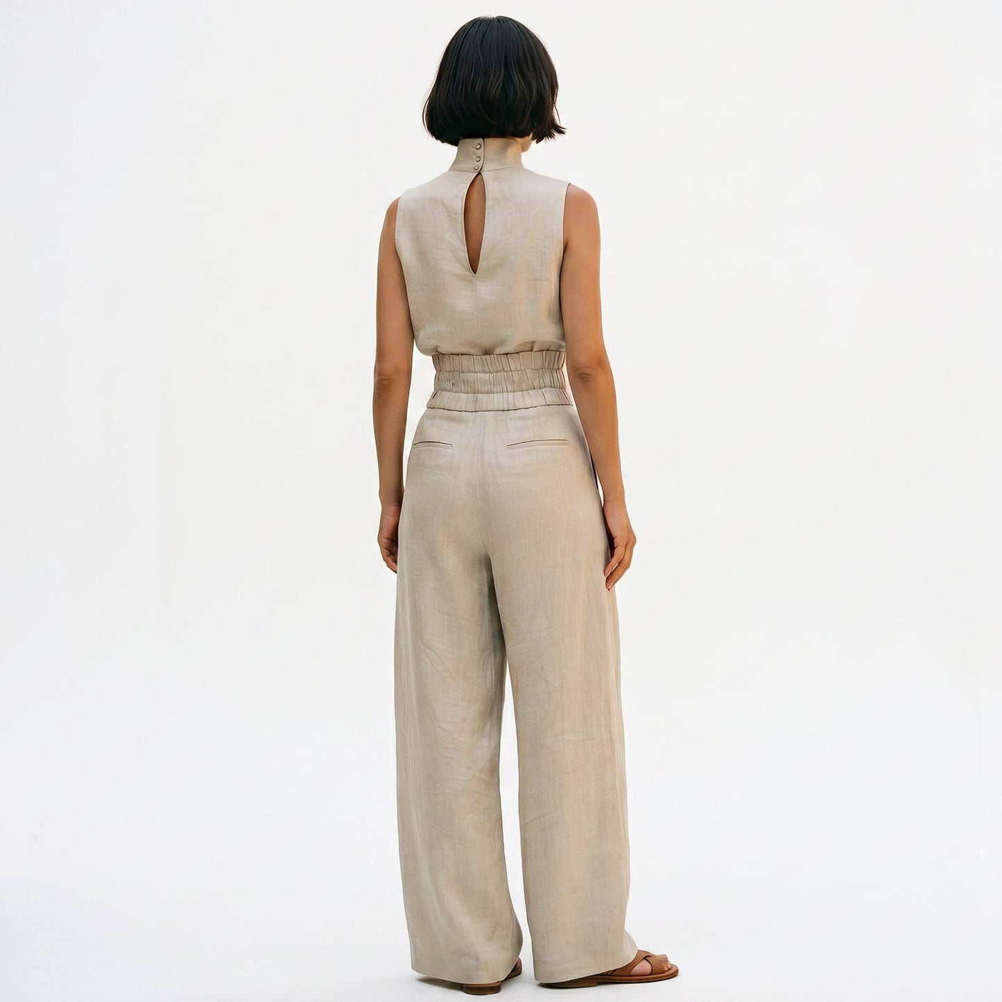 Chloe - Effortless Minimalist Cotton Linen Blouse Set DONE 05-15-2026