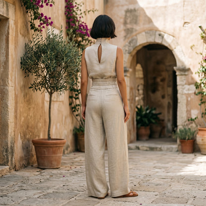 Chloe - Effortless Minimalist Cotton Linen Blouse Set DONE 05-15-2026