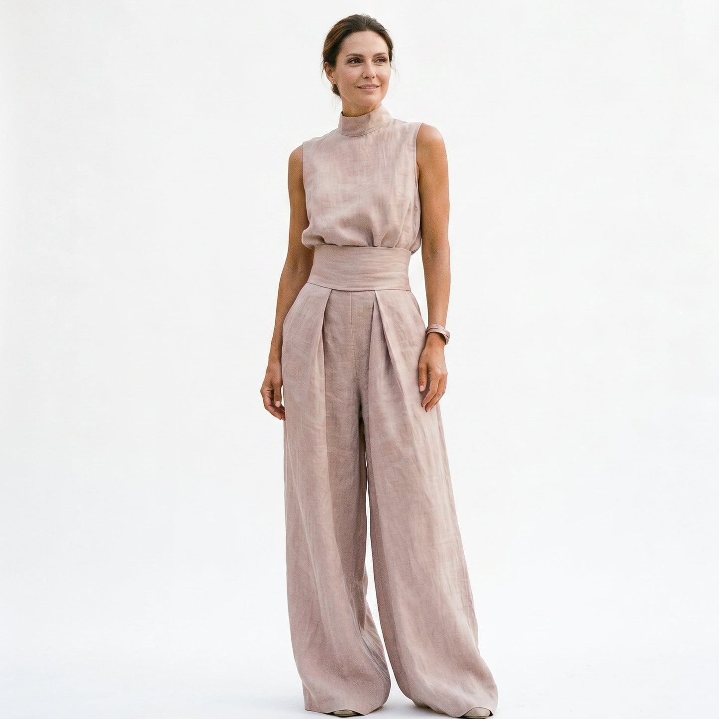 Chloe - Effortless Minimalist Cotton Linen Blouse Set DONE 05-15-2026