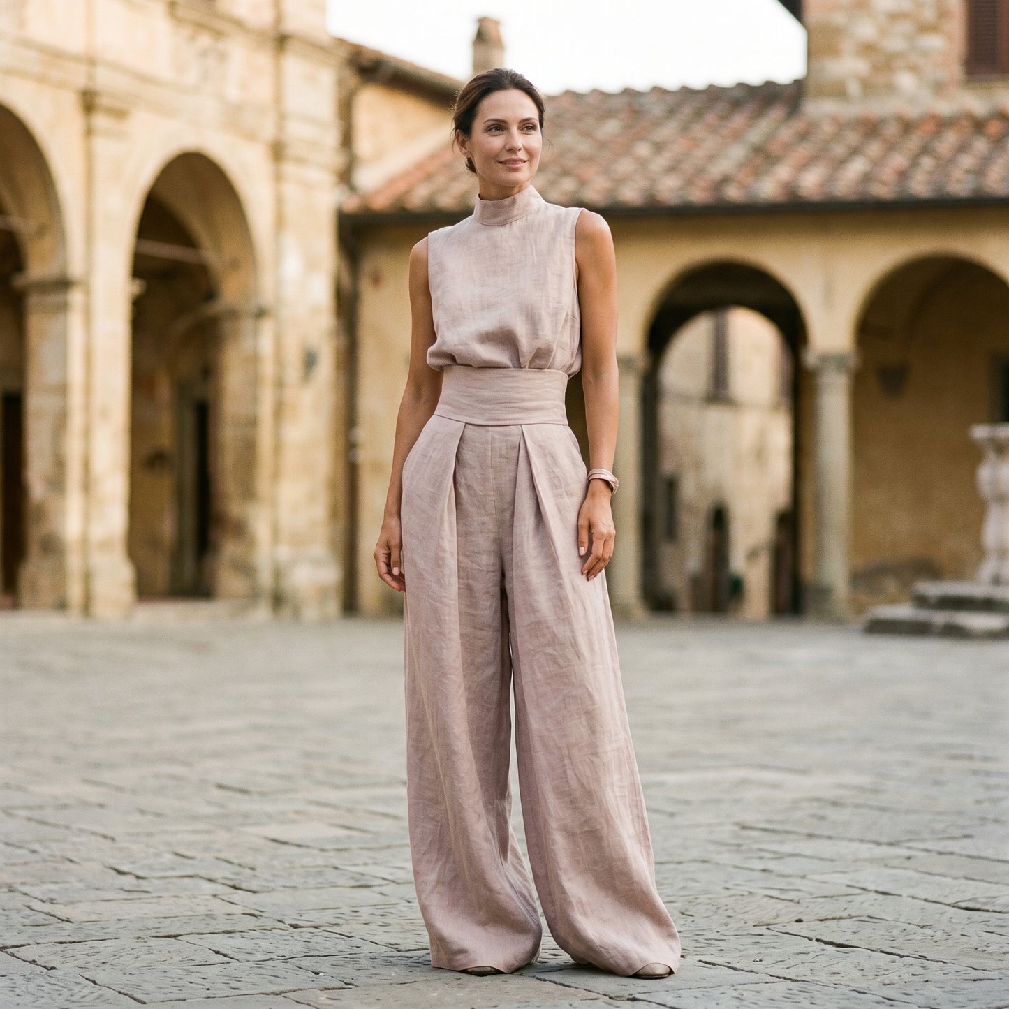 Chloe - Effortless Minimalist Cotton Linen Blouse Set DONE 05-15-2026