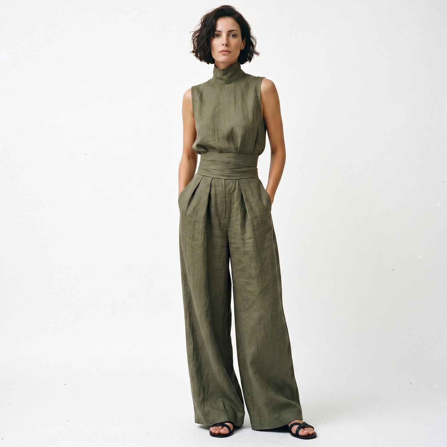 Chloe - Effortless Minimalist Cotton Linen Blouse Set DONE 05-15-2026