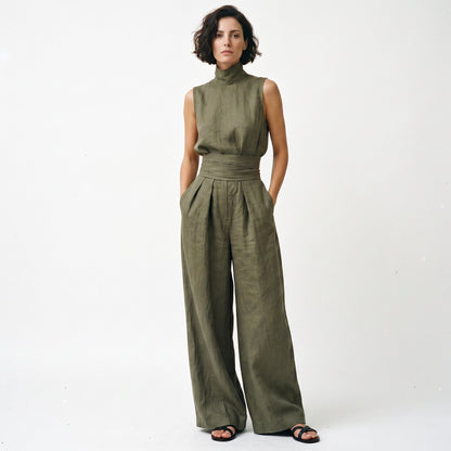 Chloe - Effortless Minimalist Cotton Linen Blouse Set DONE 05-15-2026