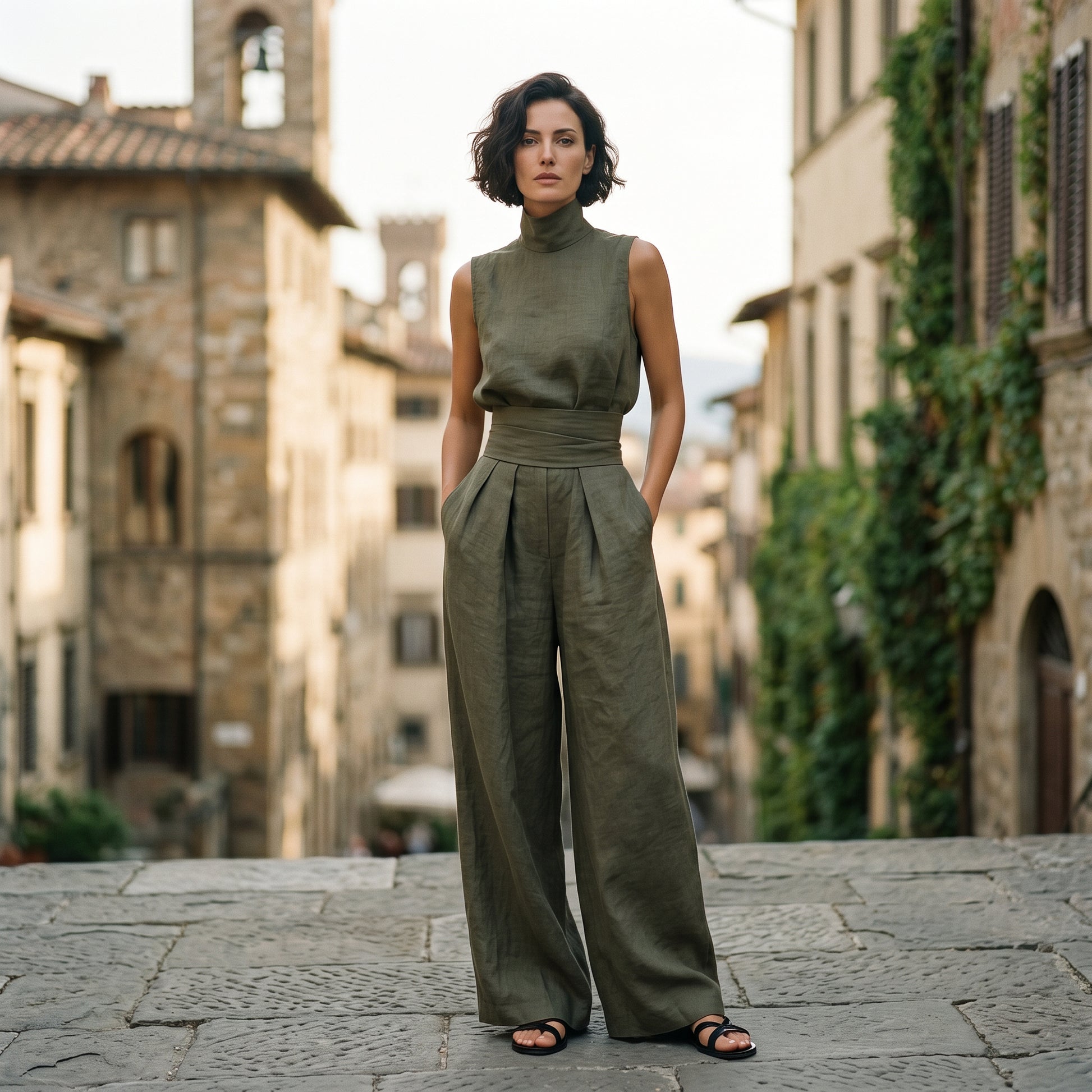 Chloe - Effortless Minimalist Cotton Linen Blouse Set DONE 05-15-2026