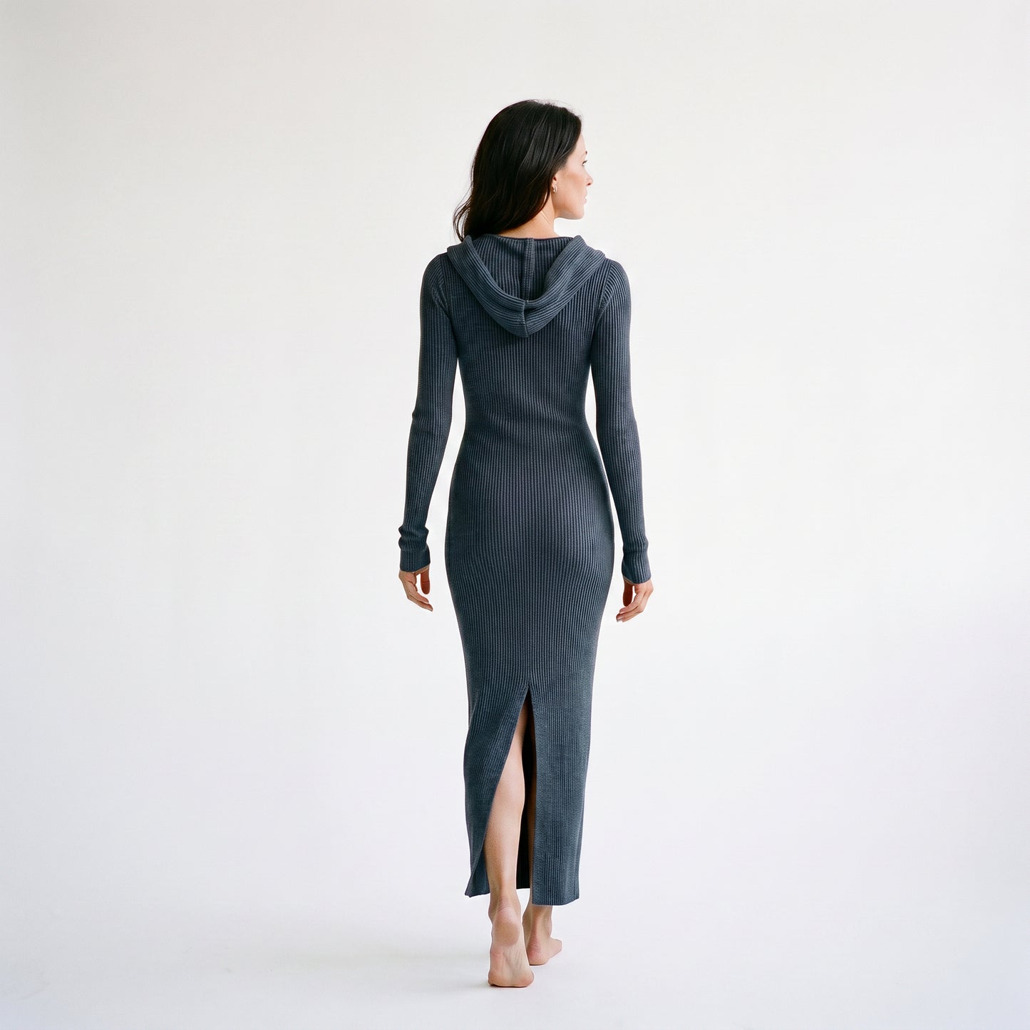 Claire - Cozy Hooded Women's Maxi Dress DONE 05-15-2026