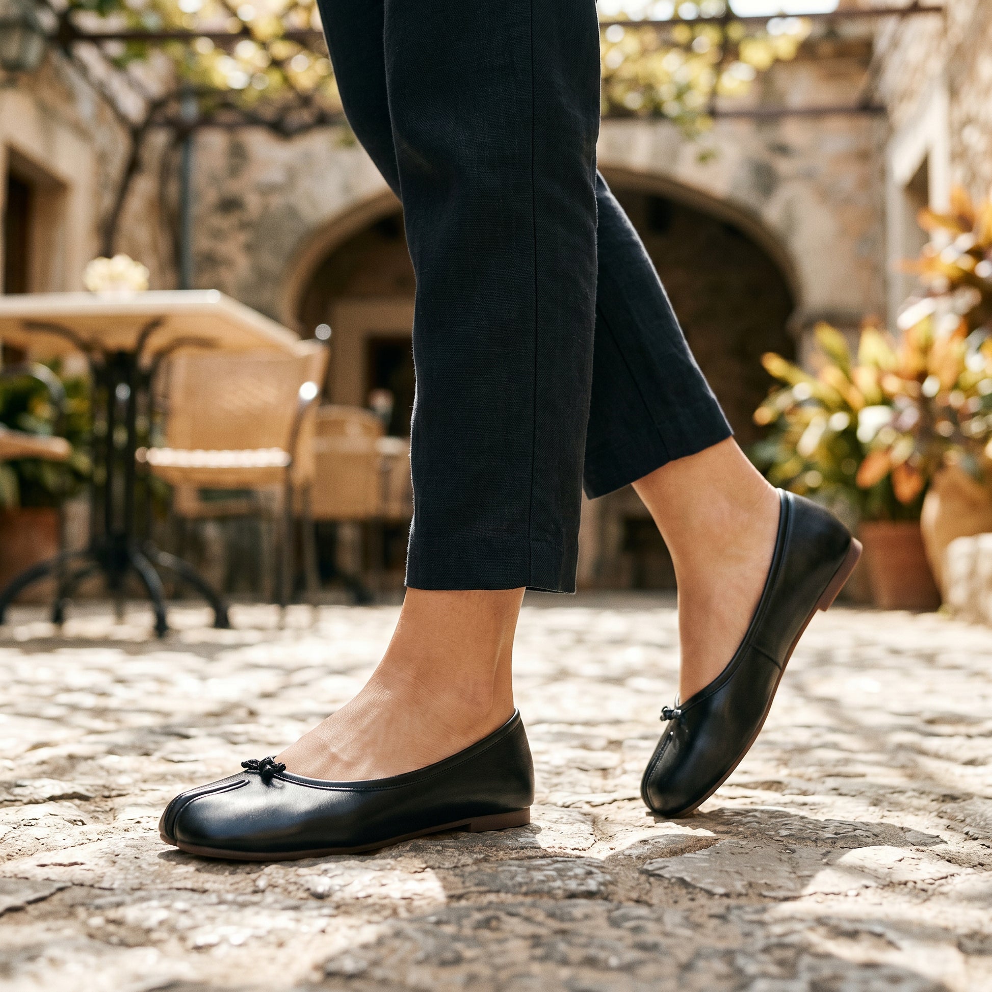 Clarissa - Comfortable Black Leather Slip-On Loafers for Women DONE 05-13-2026
