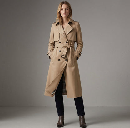 Classic Women's Winter Trench Coat 0