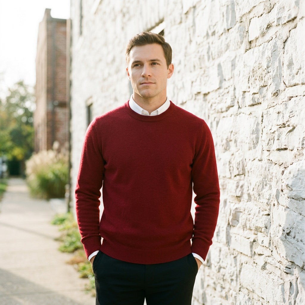 Comfortable Crew Neck Sweater
