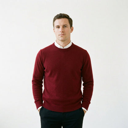 Comfortable Crew Neck Sweater