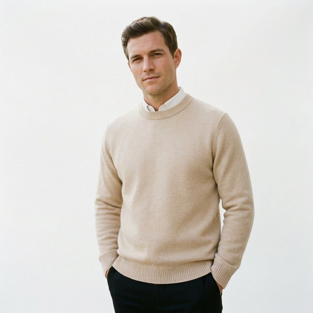 Comfortable Crew Neck Sweater