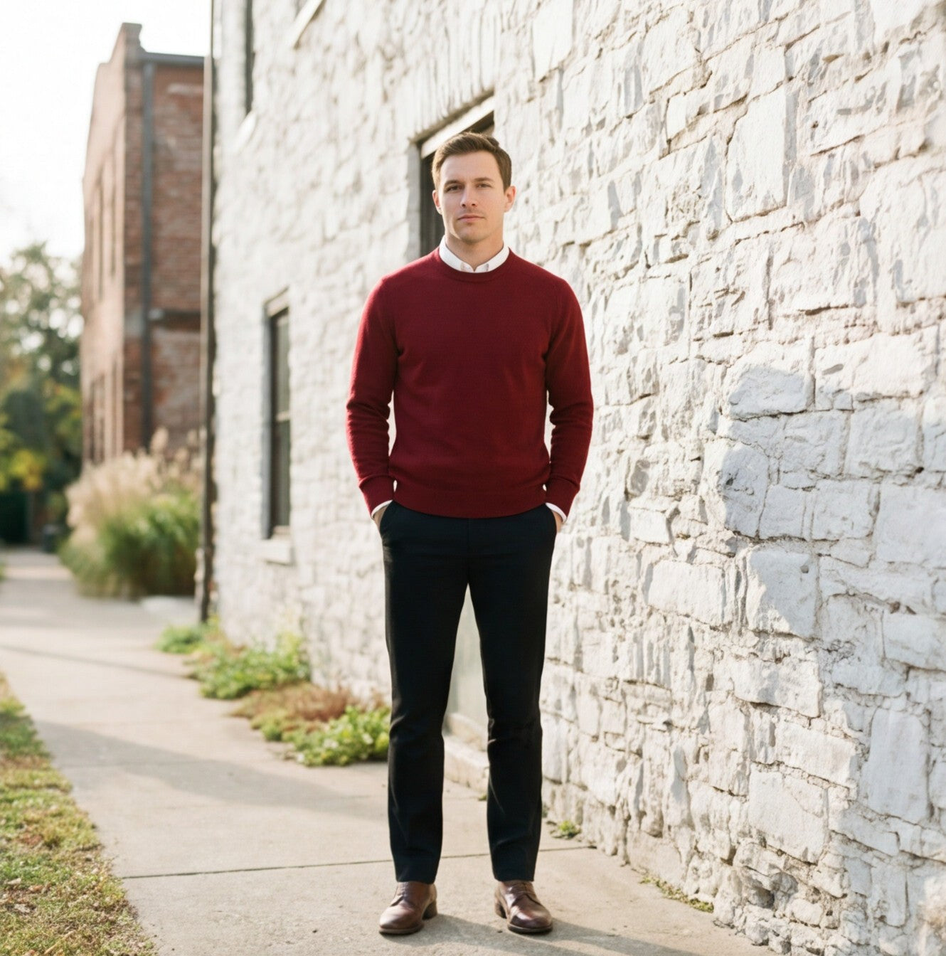 Comfortable Crew Neck Sweater