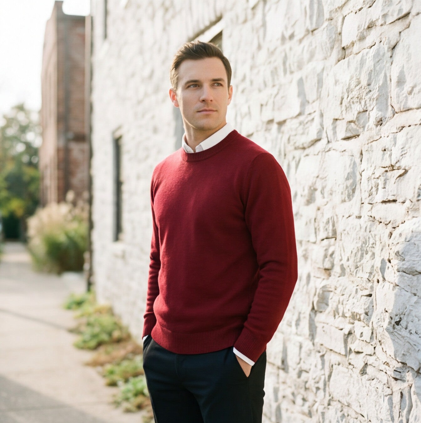 Comfortable Crew Neck Sweater