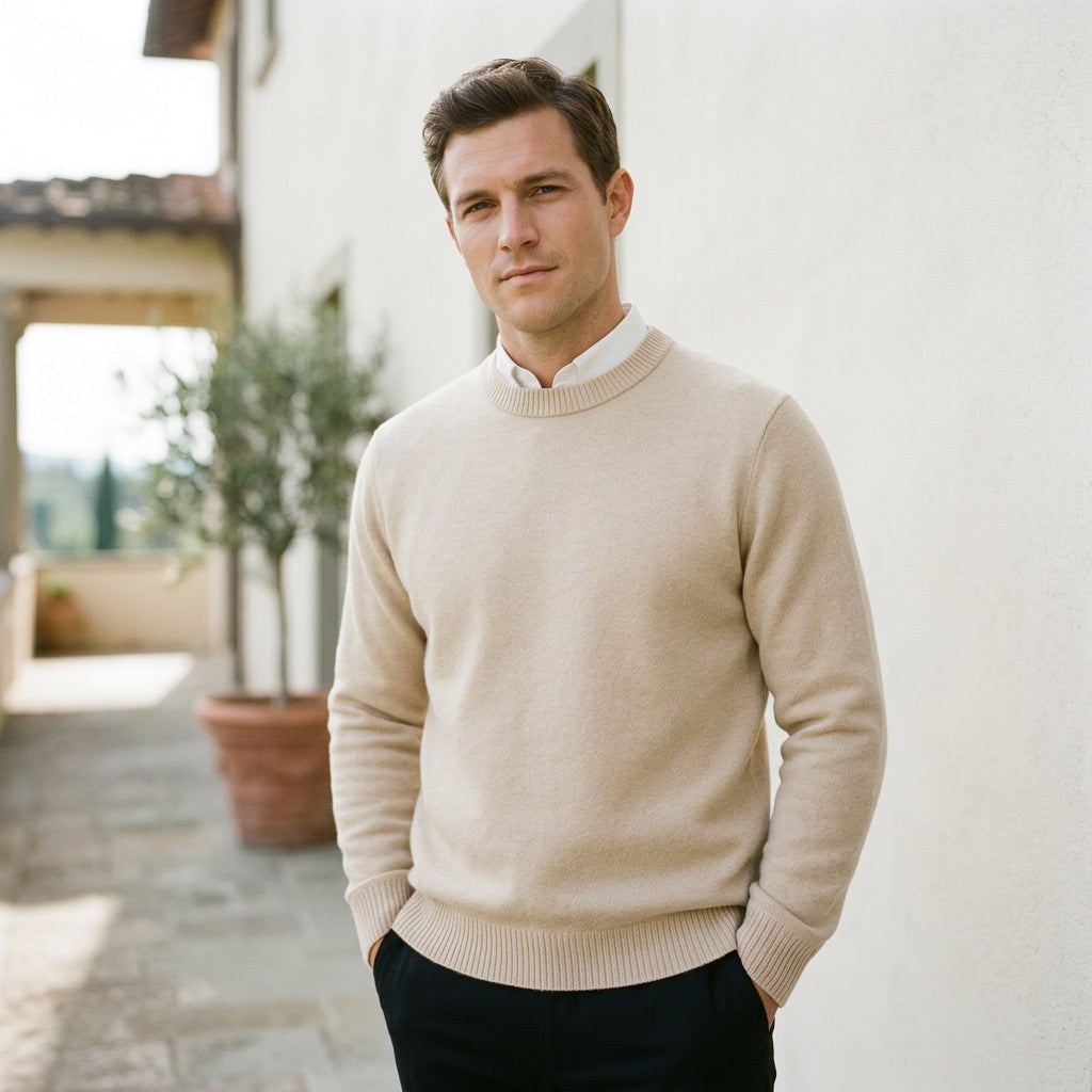 Comfortable Crew Neck Sweater