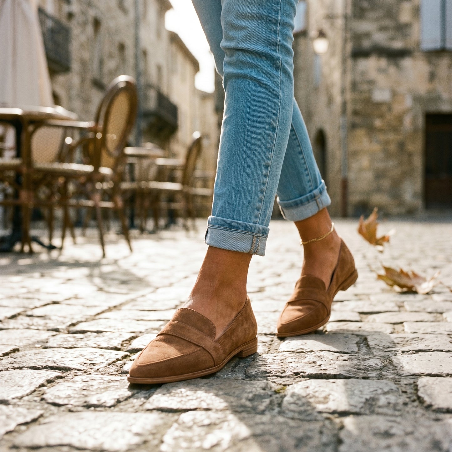 Comfortable Women's Loafers in Soft Suede