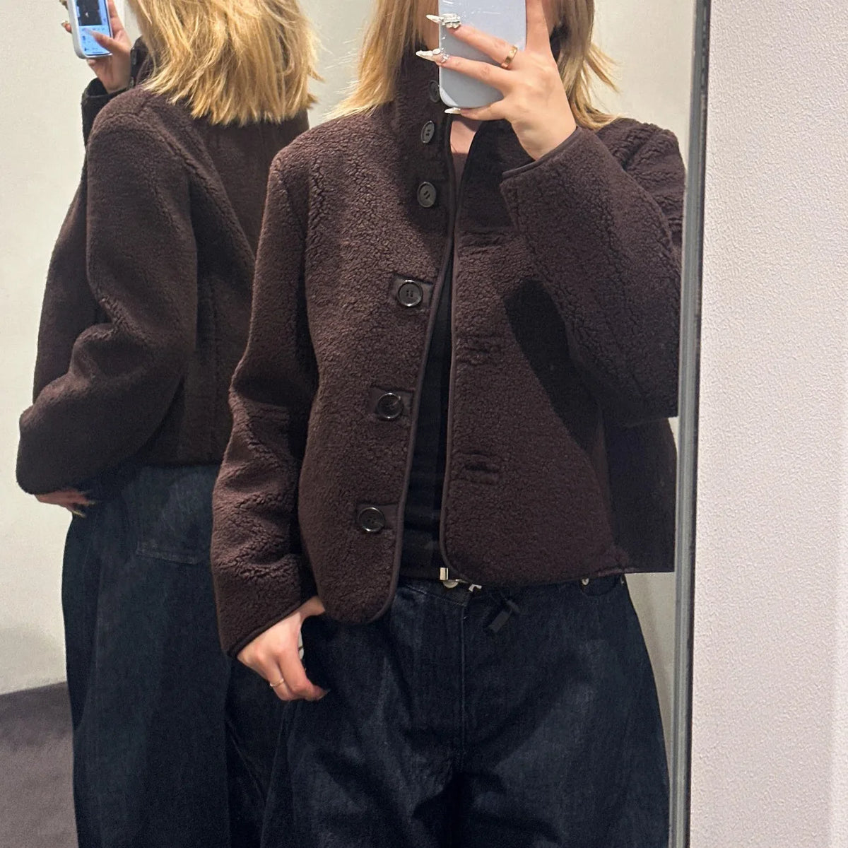 Cozy Autumn Women's Teddy Fleece Jacket 6