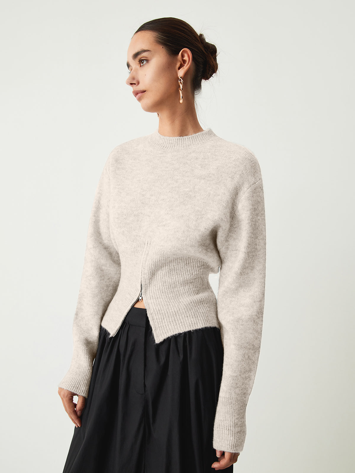 Cozy Half Zip Sweater for Men - Soft and Warm Winter Layering 8