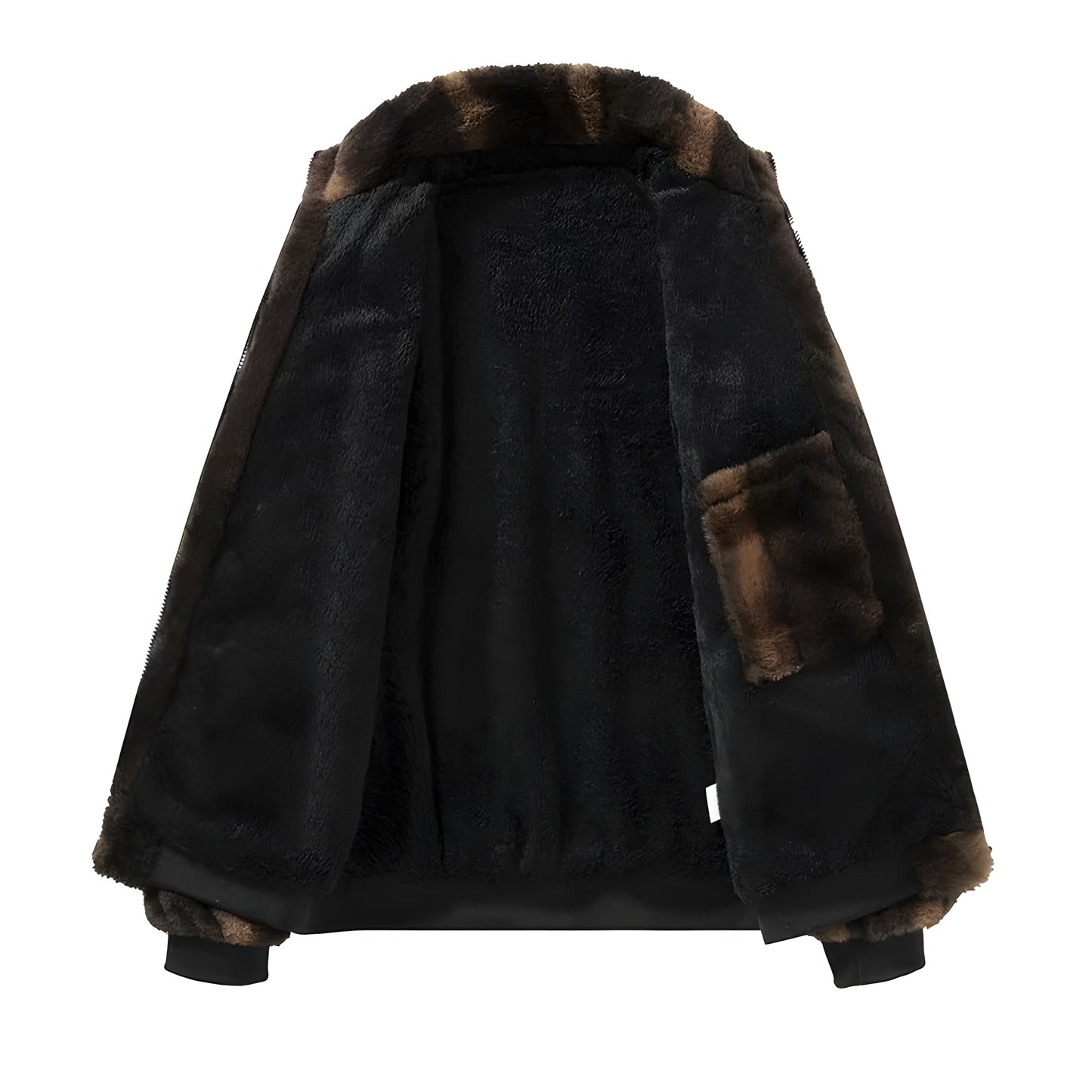 Cozy Retro Faux Fur Bomber Jacket for Women 3