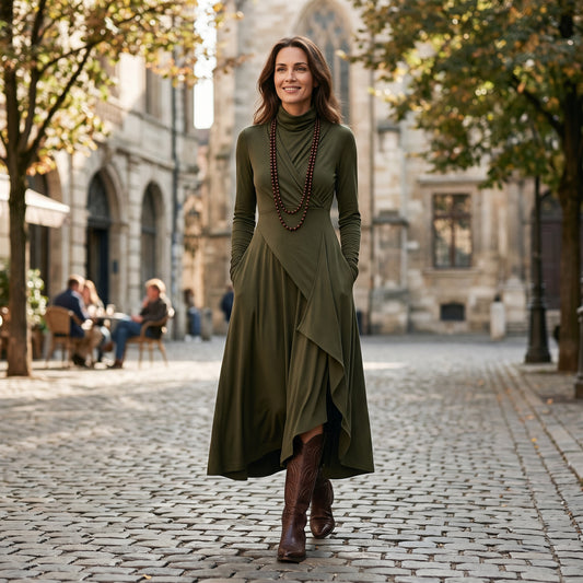 Daphne - Elegant Long Sleeve Maxi Dress for Women DONE 05-15-2026