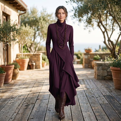 Daphne - Elegant Long Sleeve Maxi Dress for Women DONE 05-15-2026