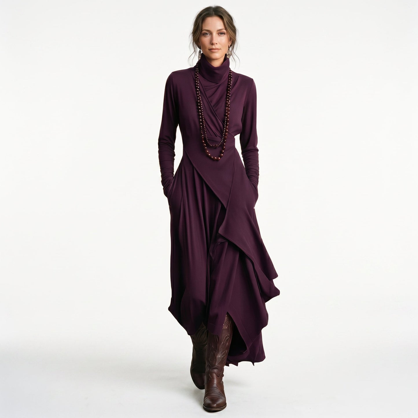 Daphne - Elegant Long Sleeve Maxi Dress for Women DONE 05-15-2026