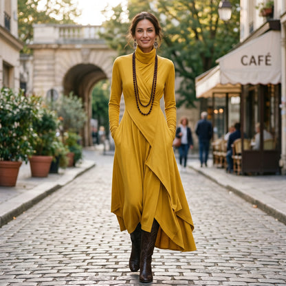 Daphne - Elegant Long Sleeve Maxi Dress for Women DONE 05-15-2026