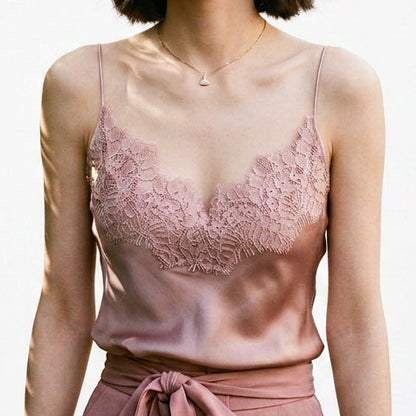 Eleanor - Elegant Lace Camisole Top