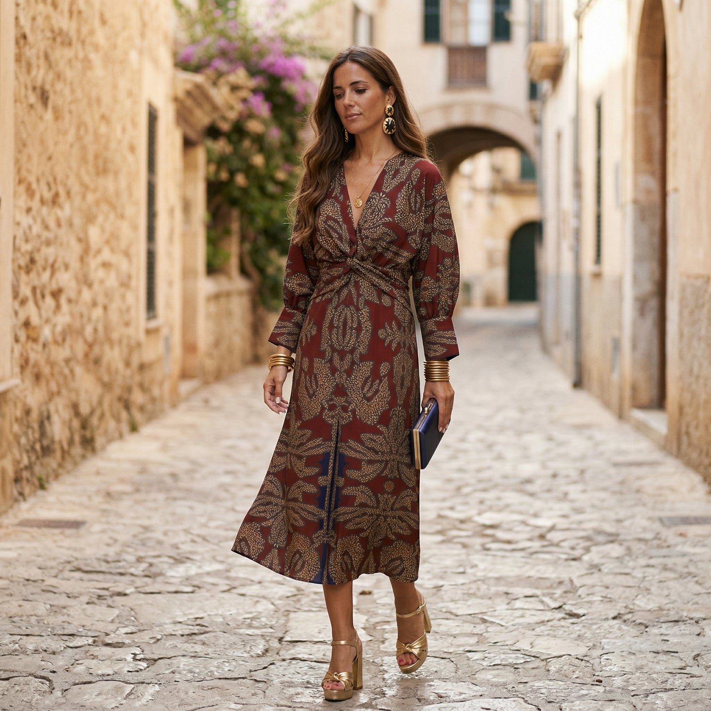 Elegant A-Line Maxi Dress for Women - Perfect Summer and Cocktail Dress