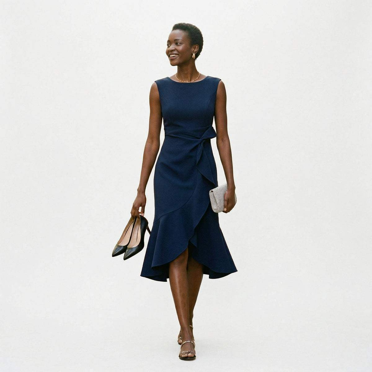 midi stylewe elegant dresses Asymmetric Dress for Wedding Guests and Formal Events – OLENOVA Shoe size:8.5 women plus size dresses Outfit from 1910-1914, Biltmore short puff sleeves with
