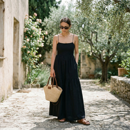 Elegant Backless Maxi Dress for Women