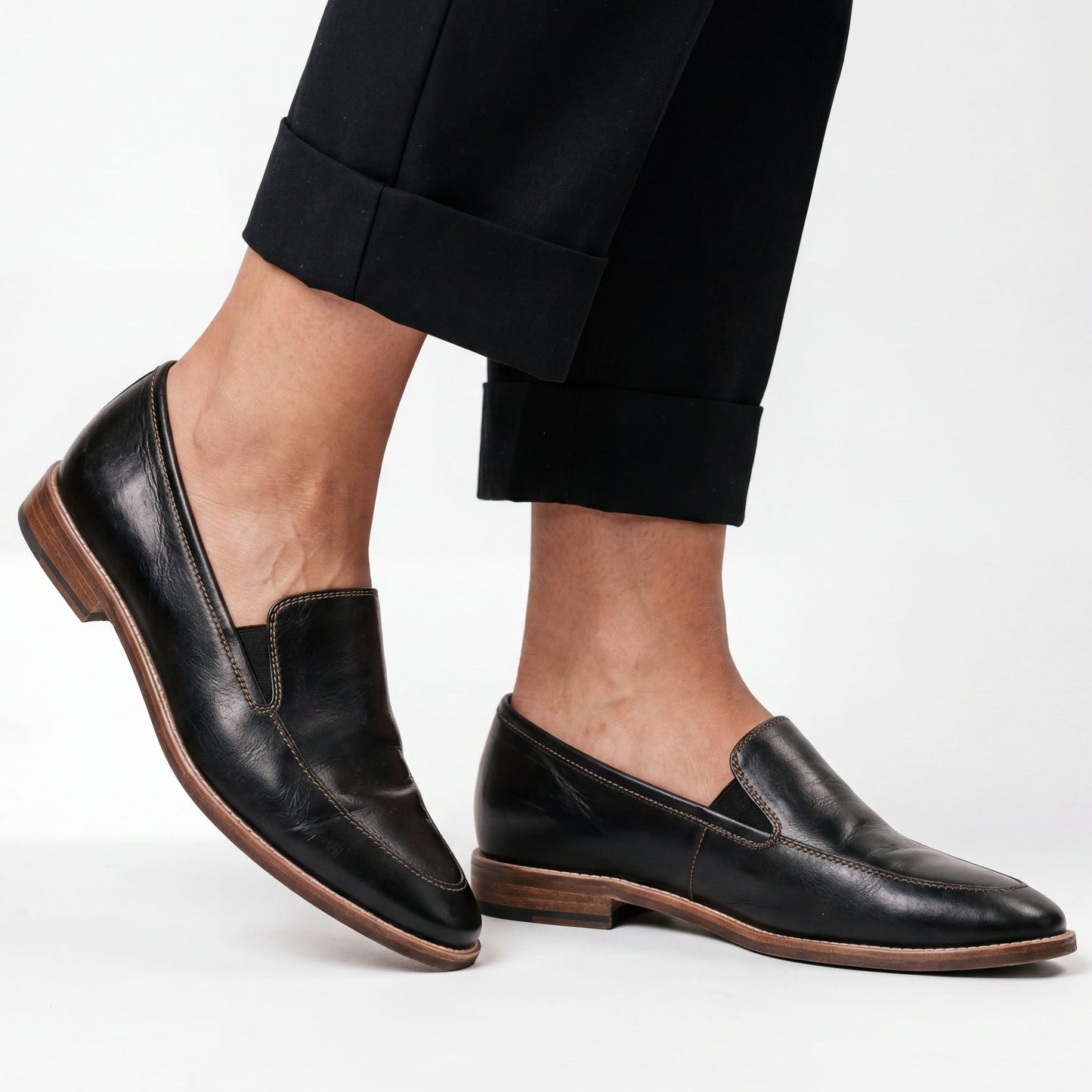 Elegant Black Loafers for Women