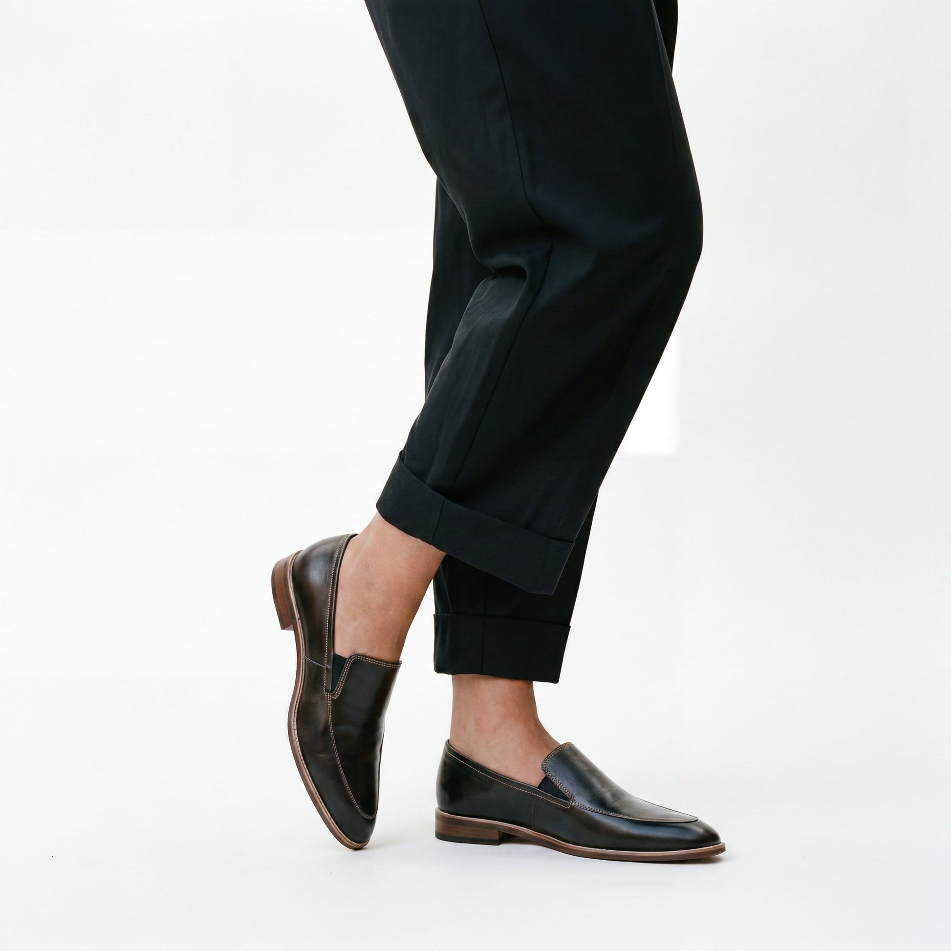 Elegant Black Loafers for Women