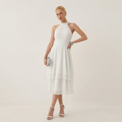 Elegant High-Low Black Cocktail Dress for Weddings and Parties
