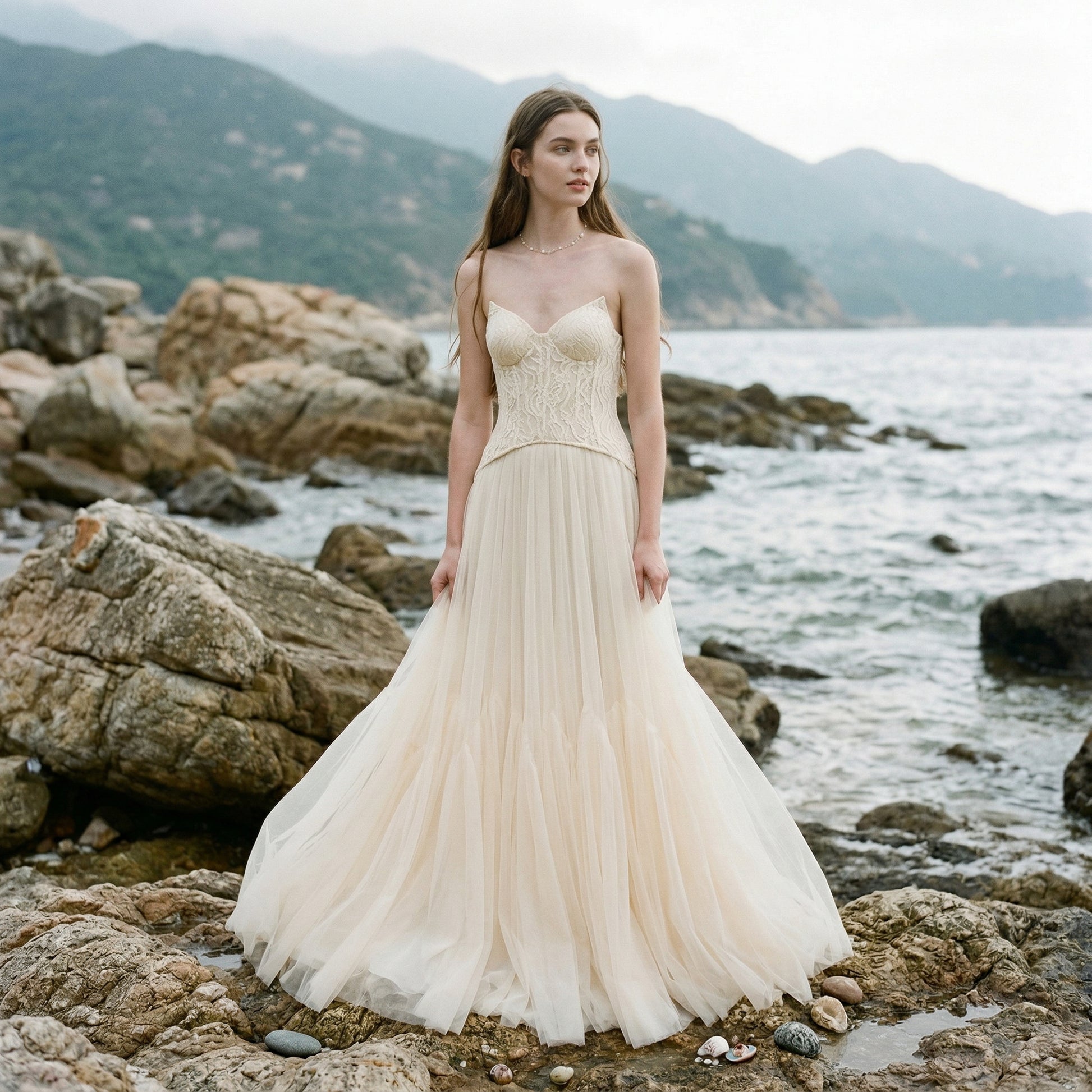 Elegant Lace Maxi Dress for Women