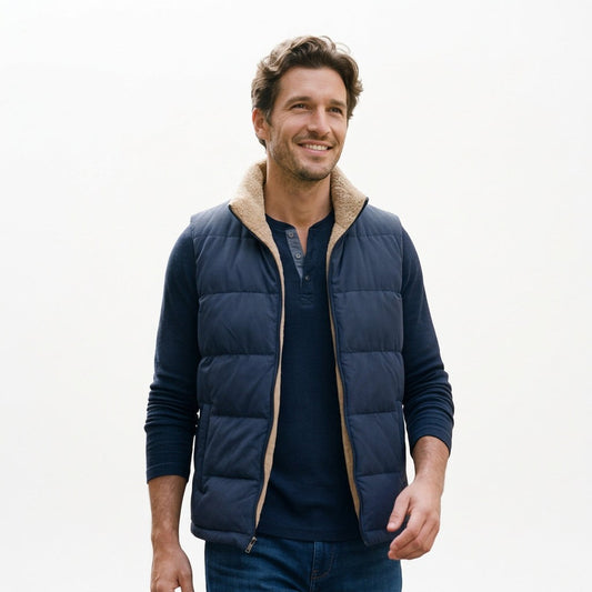 Elegant Lightweight Men's Vest for Autumn and Spring