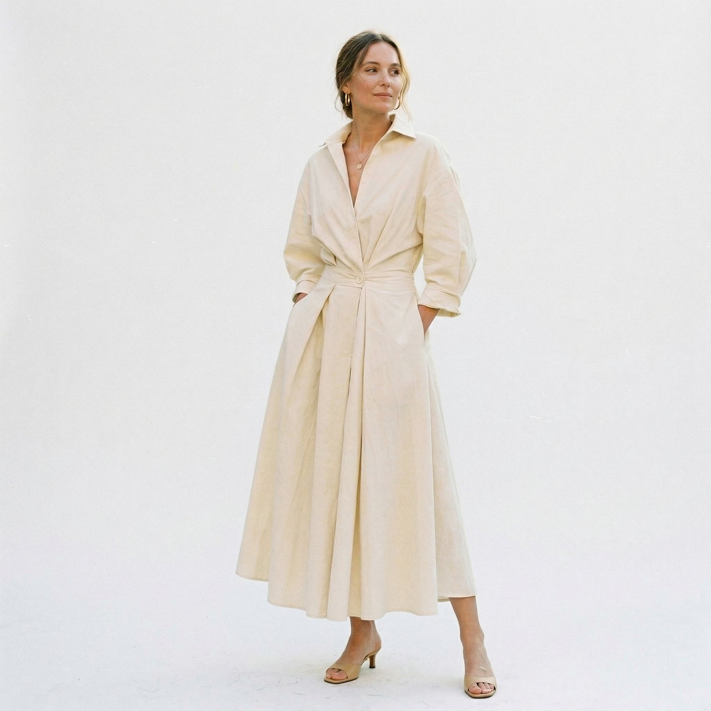 Elegant Long Sleeve Maxi Dress for Women
