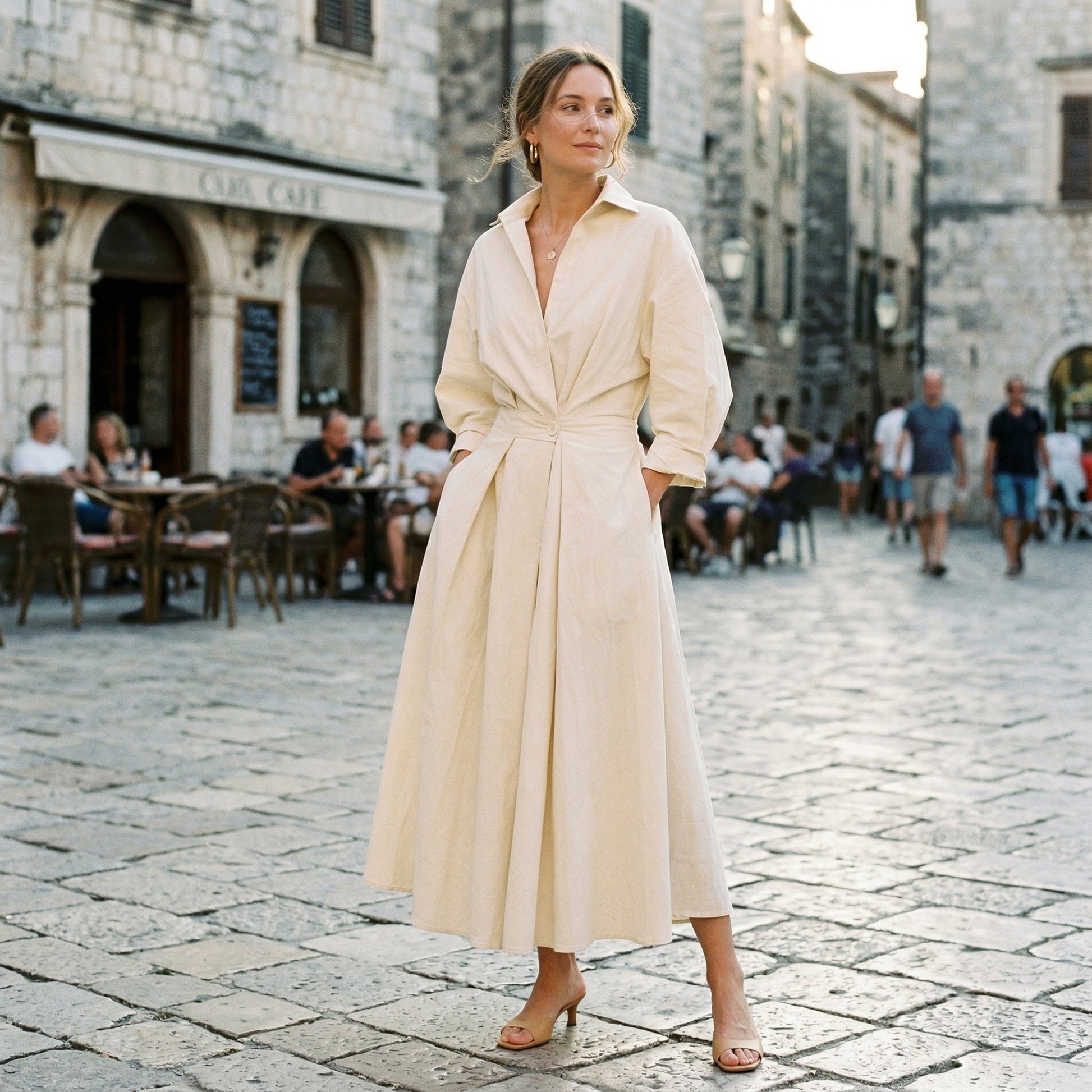 Elegant Long Sleeve Maxi Dress for Women