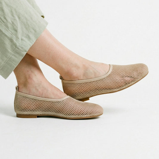 Elegant Mesh Ballerina Flats for Women