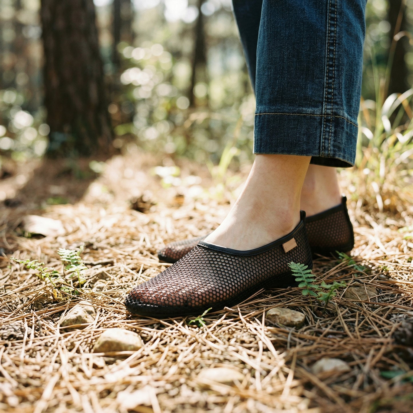 Elegant Mesh Ballerina Flats for Women