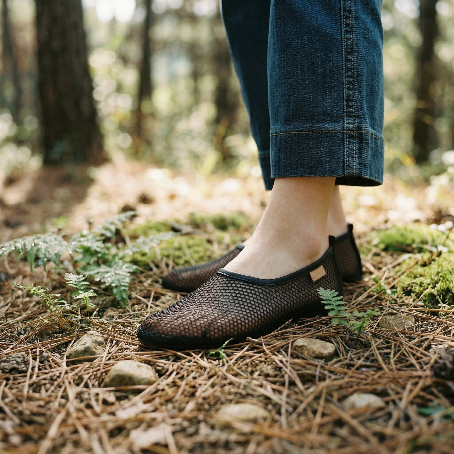 Elegant Mesh Ballerina Flats for Women