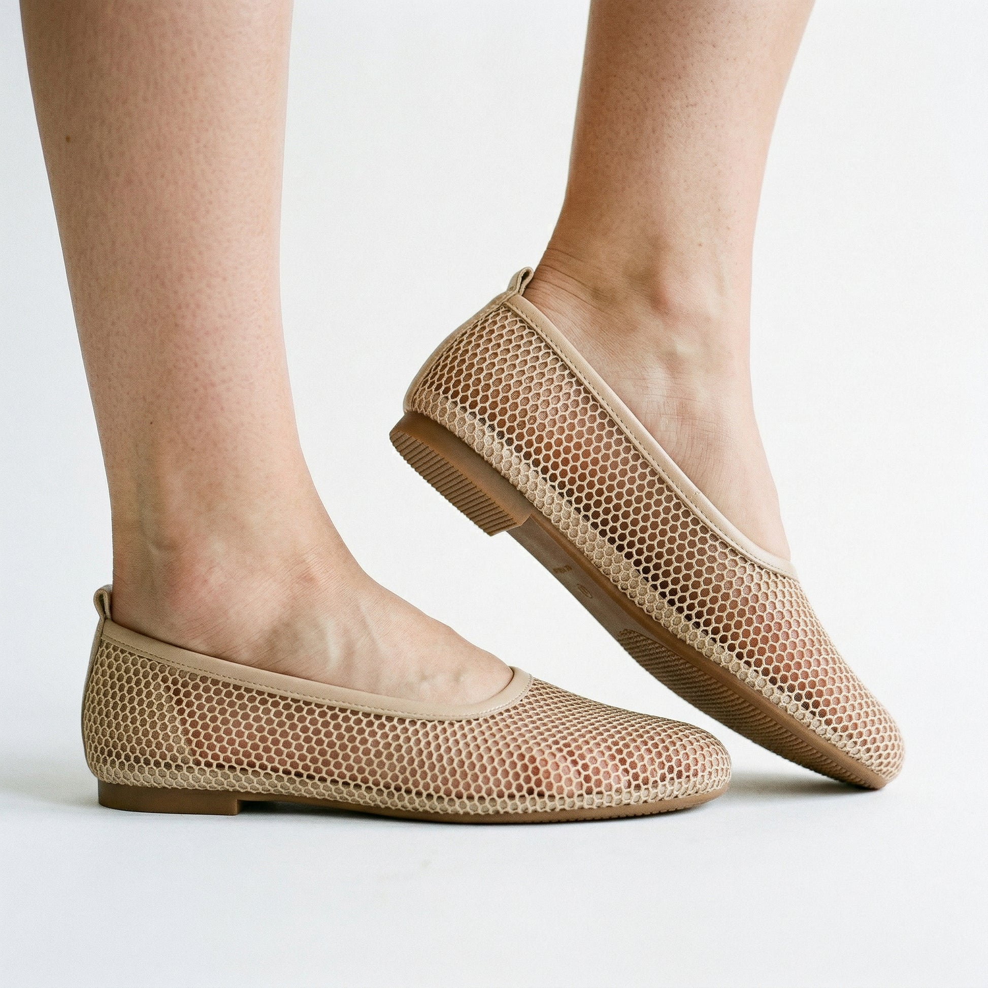 Elegant Mesh Ballerina Flats for Women