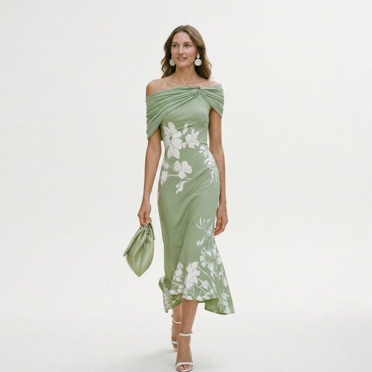 Elegant Midi Dress for Women