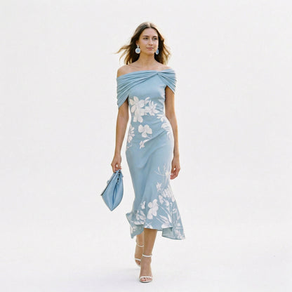Elegant Midi Dress for Women