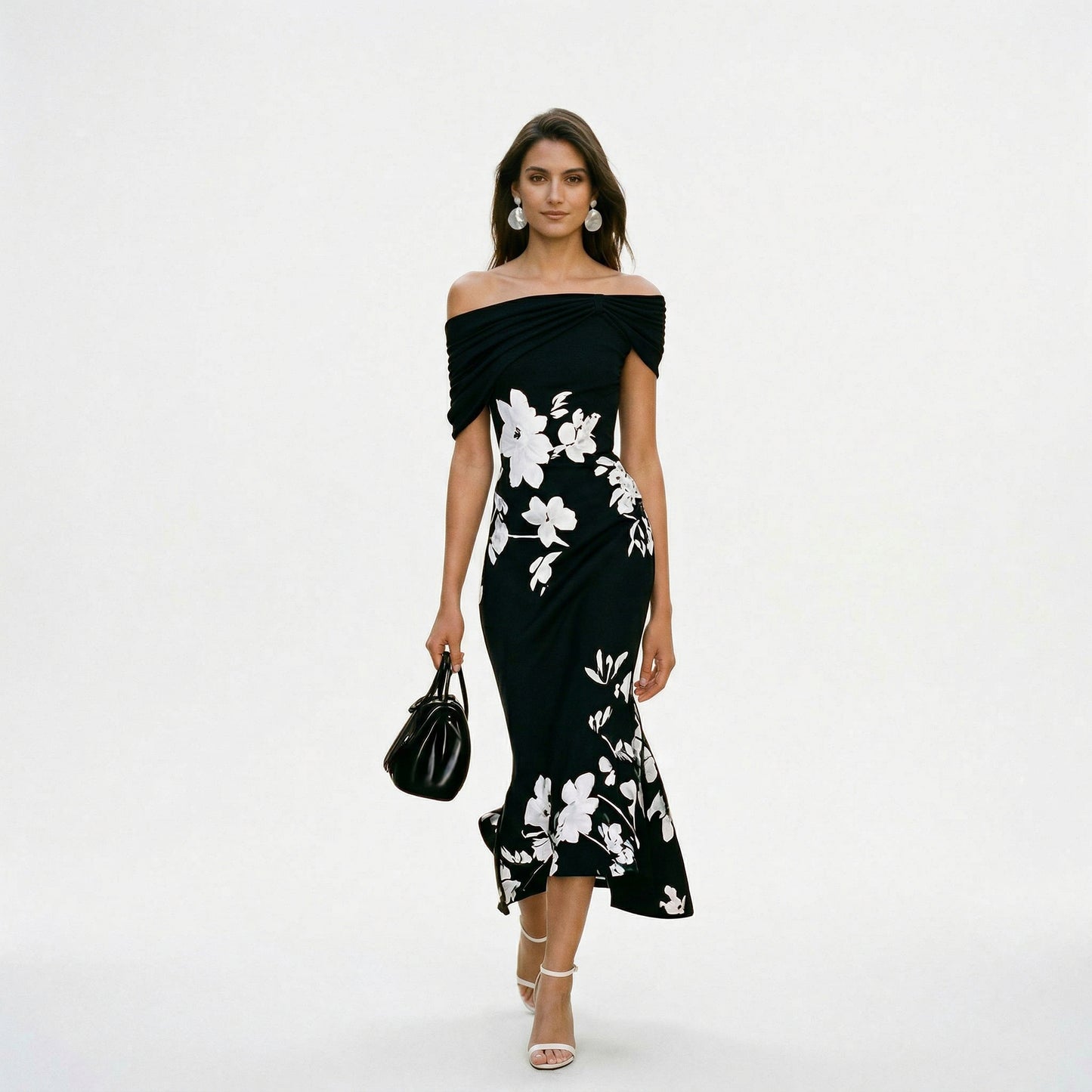 Elegant Midi Dress for Women