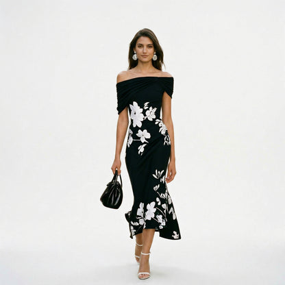 Elegant Midi Dress for Women