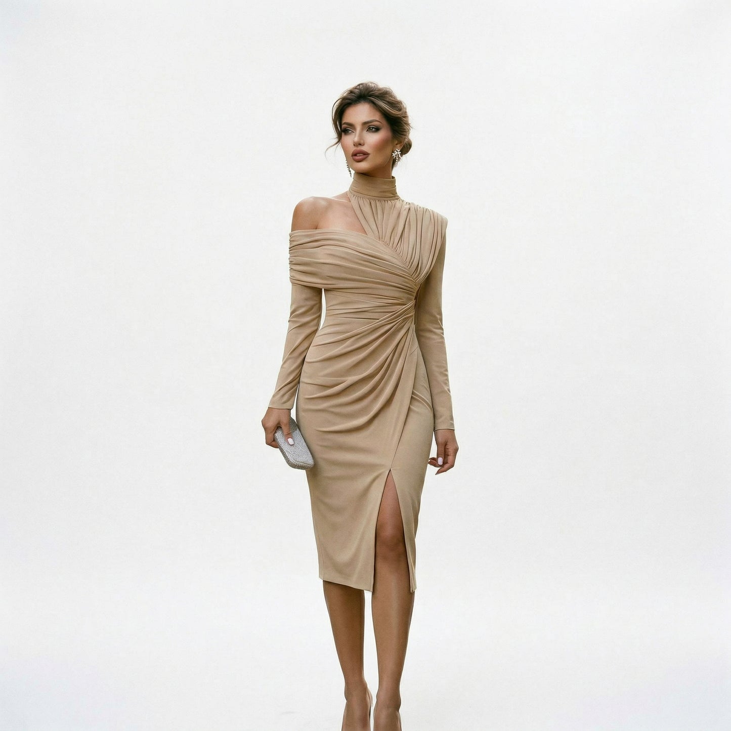 Elegant Plus Size Evening Dress for Formal Weddings