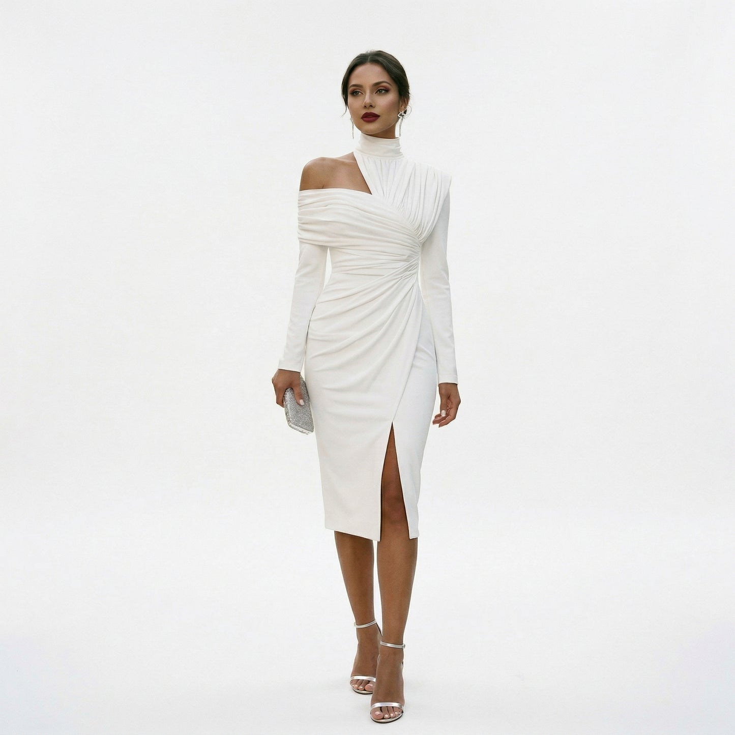 Elegant Plus Size Evening Dress for Formal Weddings