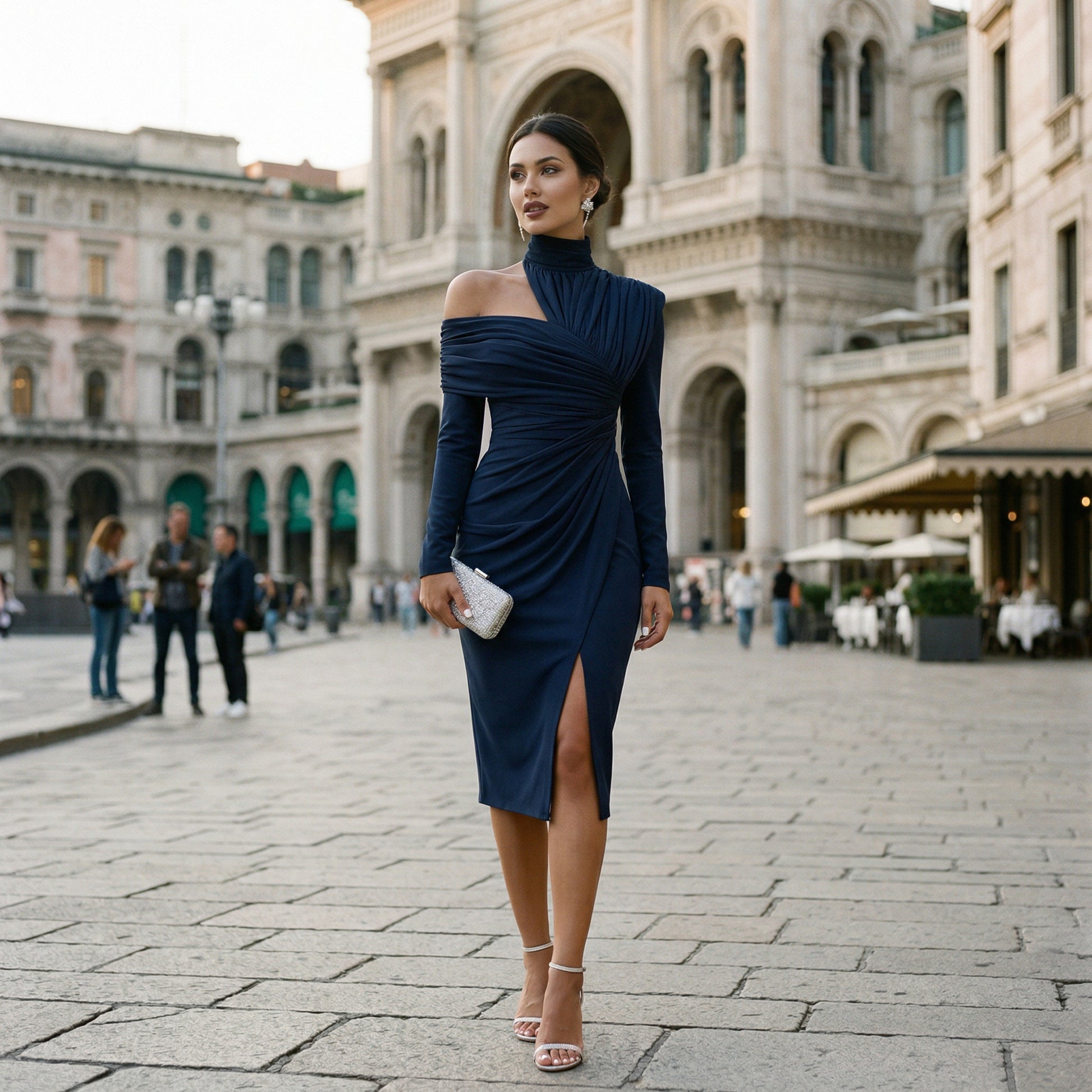 Elegant Plus Size Evening Dress for Formal Weddings