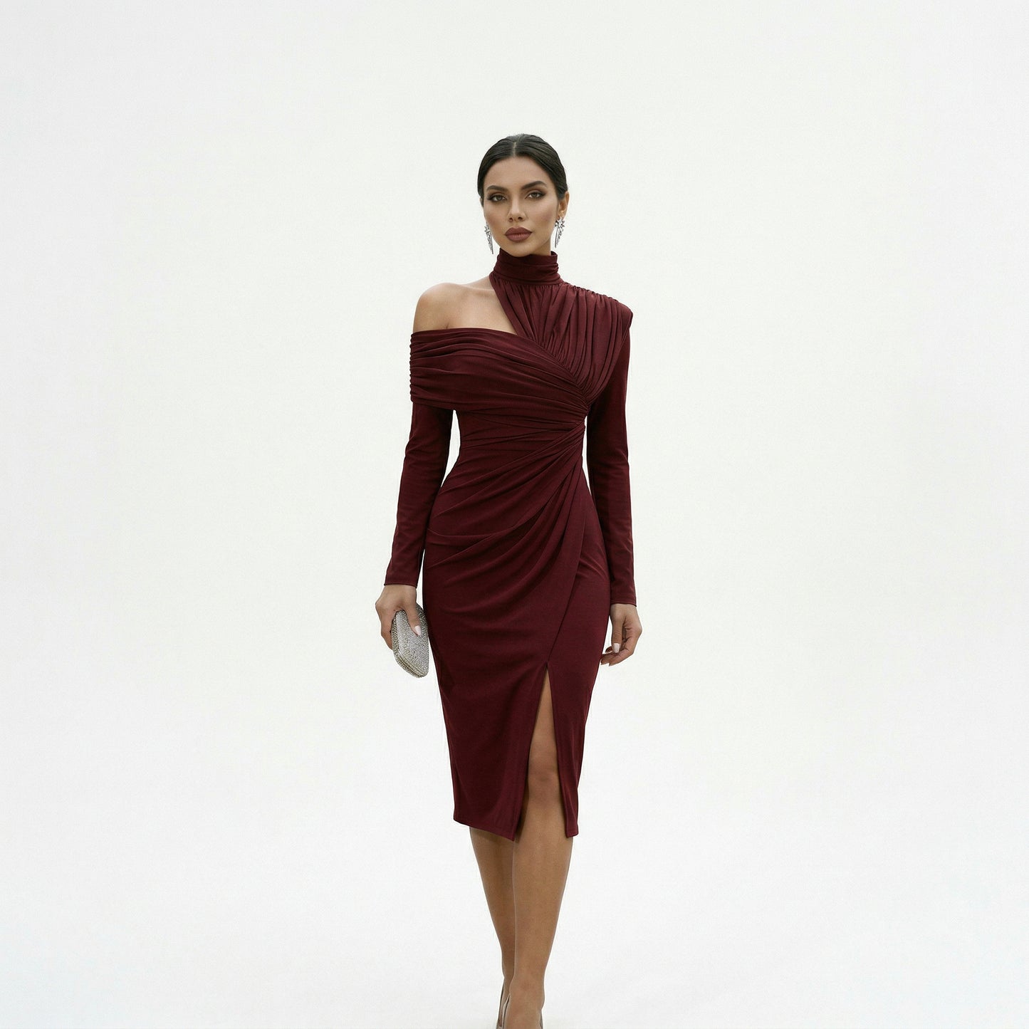 Elegant Plus Size Evening Dress for Formal Weddings